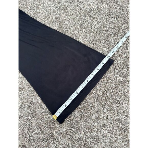 NWT Lovers + Friends Black Wide Leg Flowy Palazzo Pants High Rise Soft Silky M - Picture 9 of 11
